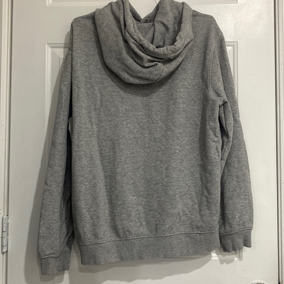 2/$20 Relaxed Fit Grey Hoodie Size L - Picture 2 of 3